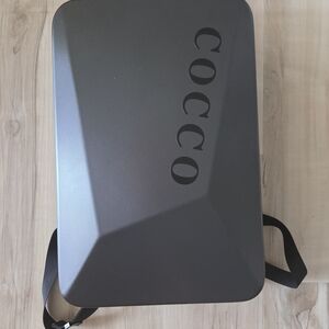 NWOT Cocco Hard Side Backpack Mobile Barber Case Black & Orange